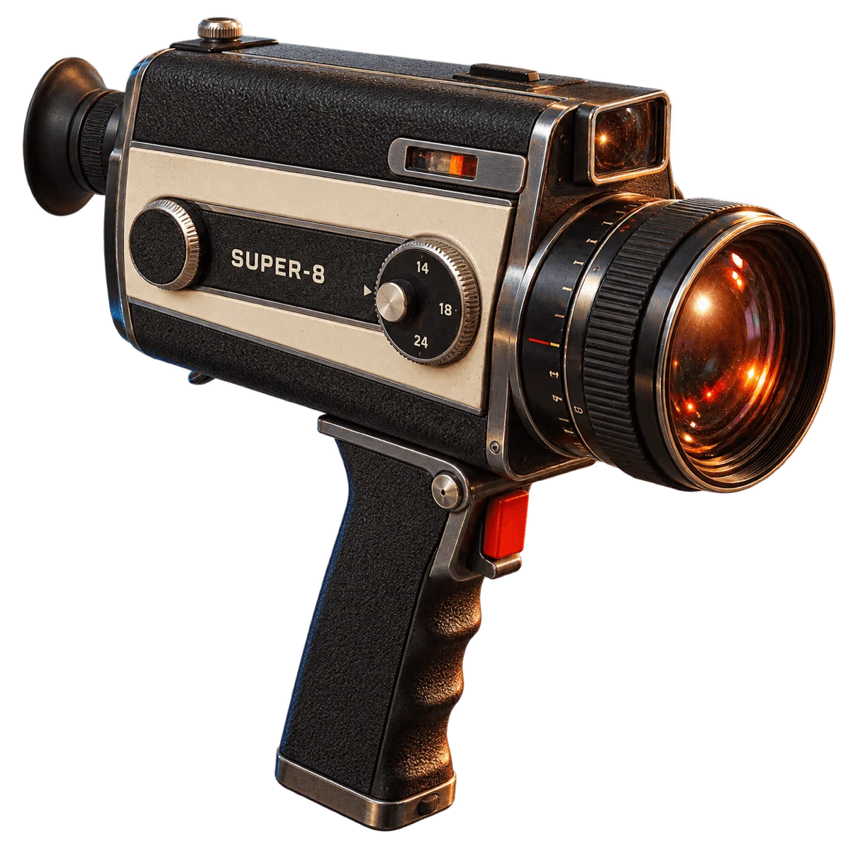 SUPER-8 — camera portrait